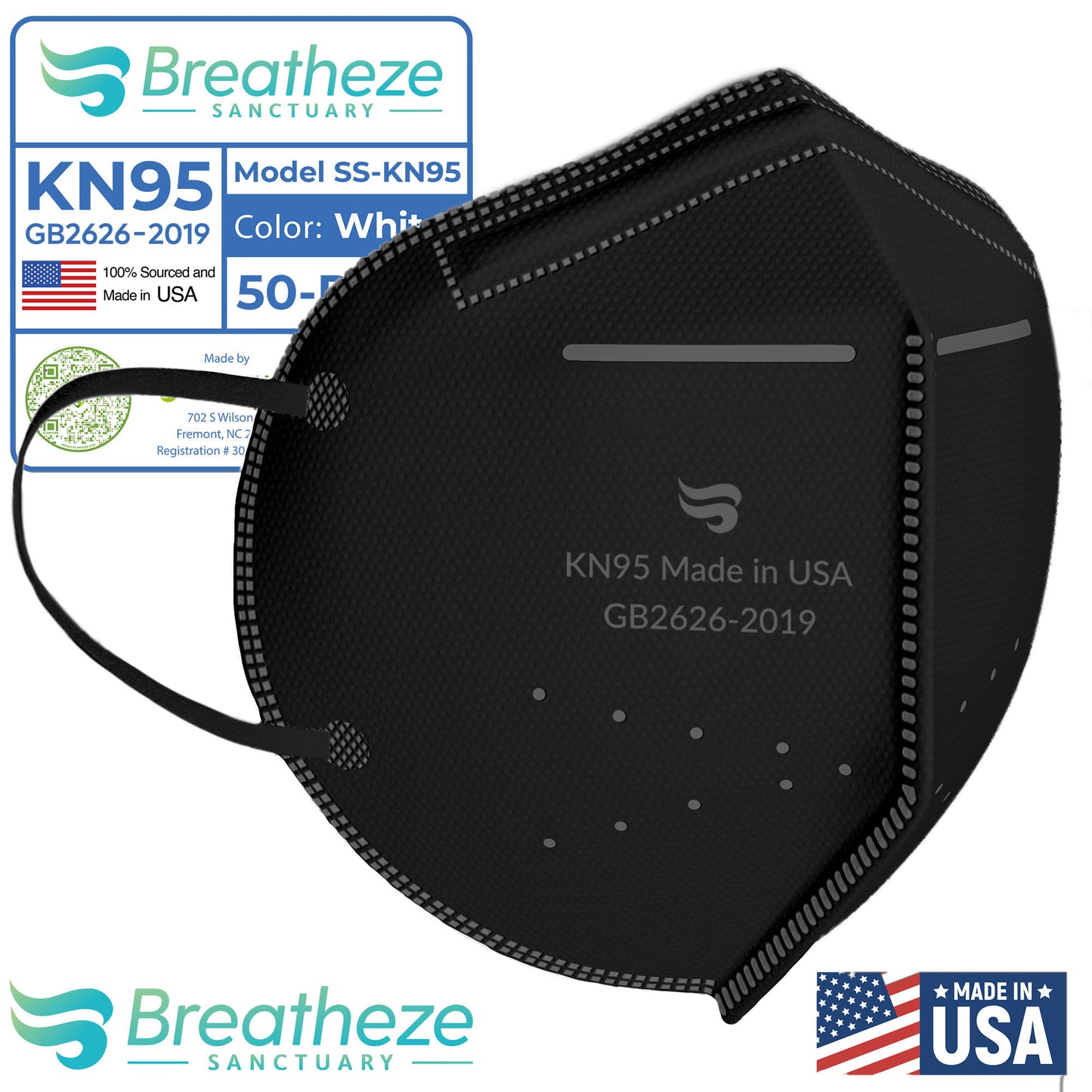 Breatheze by Sanctuary Kids KN95 Face Mask