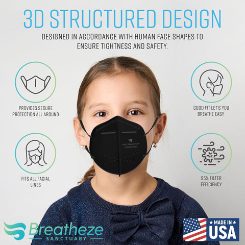 Breatheze by Sanctuary Kids KN95 Face Mask